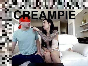 creampie surprise for horny stepsis