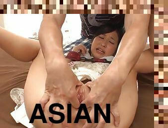 asiático, cona-pussy, chupanços, adolescente, brinquedo, hardcore, estrela-porno, japonesa, dildo, depilada