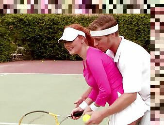 audrey hollander hot sex with tennis coach