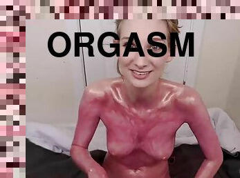Pink Oil Fun And Amazing Multiple Orgasms