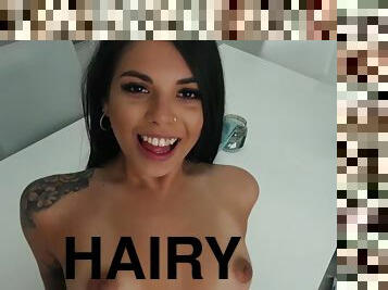 Tony Rubino fucked tattooed teen Gina Valentina by the bath