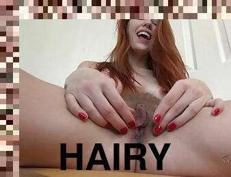 Redhead Chick With Hairy Snatch