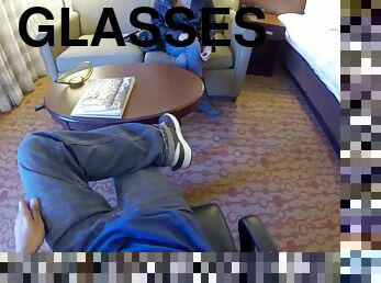Hotel room spy glasses nail - Amateur Sex