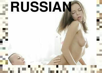 LustHD Lovely Russian girlfriend Carre gets a creampie