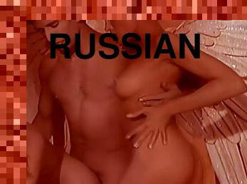 russe, anal, babes, lesbienne, jouet, vintage, sexe-de-groupe, trio, rousse, blonde