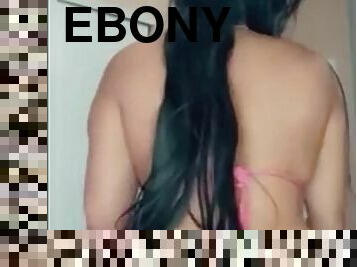 Ebony monster with big tits