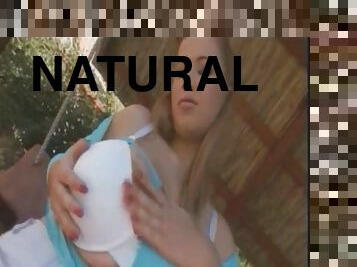 Horny natural boobs sow taken