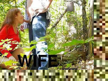 Not daddy fuck wife in the woods mmmm