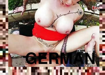 Cam - Tattooed German Anal Whore Picked Up In Public, POV