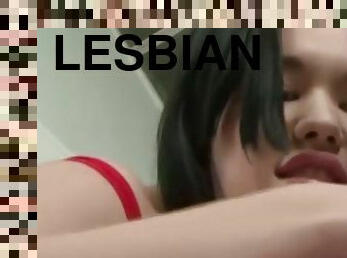 Two adorable minxes have lesbian sex