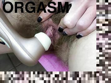 Closeup Big Clit Orgasm Pov Super Hairy Bus - Cumshot