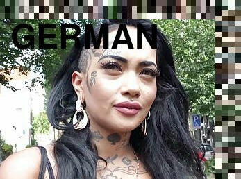 GERMAN SCOUT - BROWN LATINA INK INSTAGRAM MODEL BIBI PICKUP TO FUCK IN AMSTERDAM - Reality