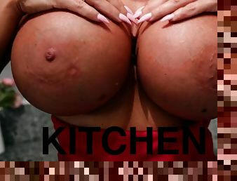 Barbie Nicole - Heats Up The Kitchen in 4K - Nicole