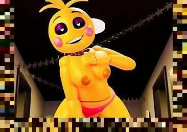 Chica Hard Dick Riding After Party  Furry Fnaf Hentai 4k 60fps