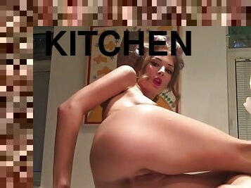 Anal in the kitchen