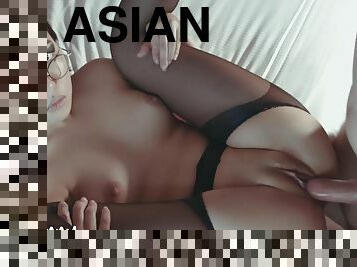 Asian Aisha Gets Anal - Teen