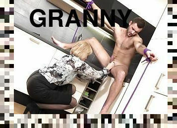 Strict Granny Has Fun With Naked Dreamboat