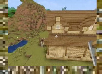 How to build a Family Log House in Minecraft