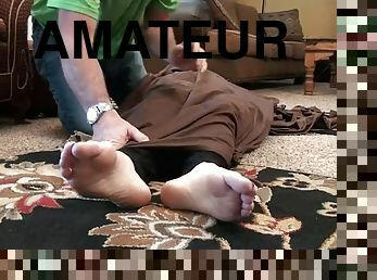 Sleepy Foot Fetish & Foot worship Assault 8 - Mommy