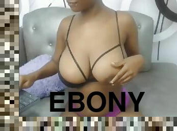 Ebony milk tits