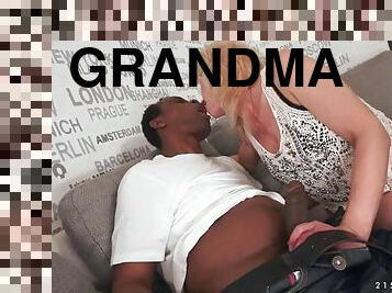 nenek, berambut, tua, perempuan-afrika, nenek-granny, interracial, hitam, lebih-tua