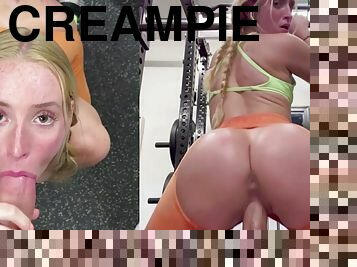 MadisonMoore - Perfect bubble butt fucked in the gym