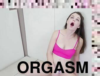 onani, orgasme, tenåring, leke, hardcore, føtter, søt, fetisj, brunette