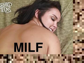 malaking-suso, ihian, milf, latina, mapulang-buhok, pov, puwet-butt