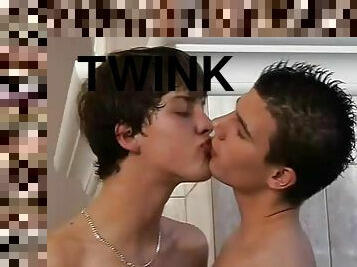 Twink porn scene has kissing and fucking galore