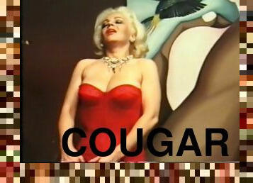 Blonde cougar has sex with a gigolo - vintage