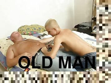 Very hot c.j. sinead fucks old man great bald chick