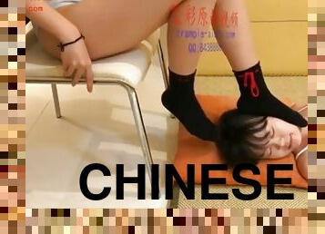 asiático, lésbicas, pés, fetiche, chinesa