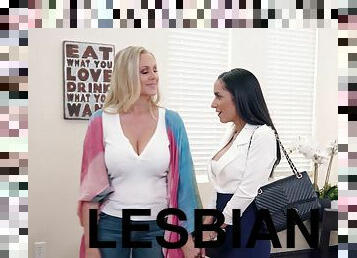 Marvelous scenes of real lesbian XXX with two top women