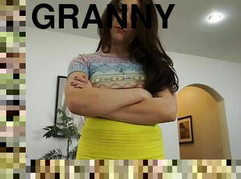 Flirty teen mandy sucks her grandfathers old cock