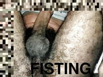 fisting, onani, anal, udløsning, kæmpestor-pik, bøsse, spiller, massage, hindu, sort