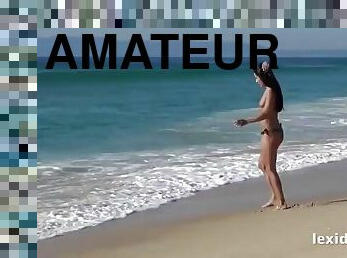 masturbarsi, allaperto, amatoriali, pornostar, spiaggia, europee-european, europee, divertenti