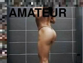 amatör, latinska, fötter, fetisch, ensam, muskulös, gym, dominans, träning