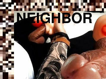 My Balls Explode with Excitement when a Hot Neighbor Moans behind the wall  i can't resist - Cyborg