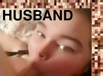 Husband face fucking me