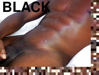 Hunk Black Guy Shoots More More Amazing Cumshot