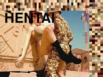 Military big tits babes having futanari sex in a 3d animation hd porn