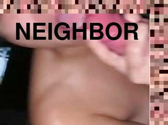 Best next door neighbor in the world? Cheating Latina milf swallows every drop and takes my sou