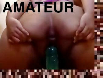 masturbaatio, orgasmi, amatööri, isot-upeat-naiset, kiimainen, ratsastus, dildo