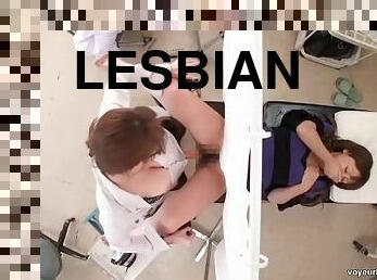 אסיאתי, ציצי-גדול, סטראפ-און, לסבית-lesbian, צעצוע, יפני, מצלמה, מציצן, בית-חולים