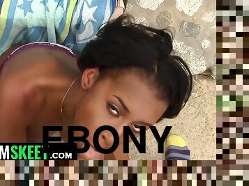Free Premium Video Ebony Amateur Bounces Her Tight Black Pussy On Huge White Dick Full Movie With Jazzy Jamison