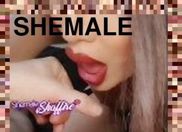 shemale, anal, wystrysk-spermy, hardcore, transy, wytrysk, chłoptaś, całowanie, sperma