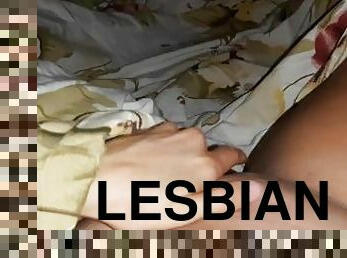 אוננות, אורגזמה, כוס-pussy, חובבן, לסבית-lesbian, זוג, לעשות-עם-האצבע, נקודת-מבט, חברה, לגמור