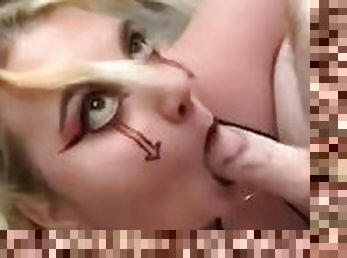 Thick goth slut gives sloppy head onlyfans @vevospeach