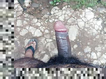 Hand Job in open place tamil boy  with smoking