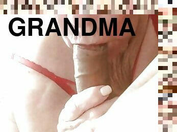 velike-sise, klitoris, baka, mama-i-dečko, star, orgazam, analano, odrasli, pušenje, bakica